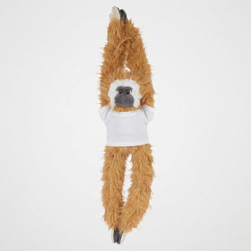 Macaco gibão com T-shirt